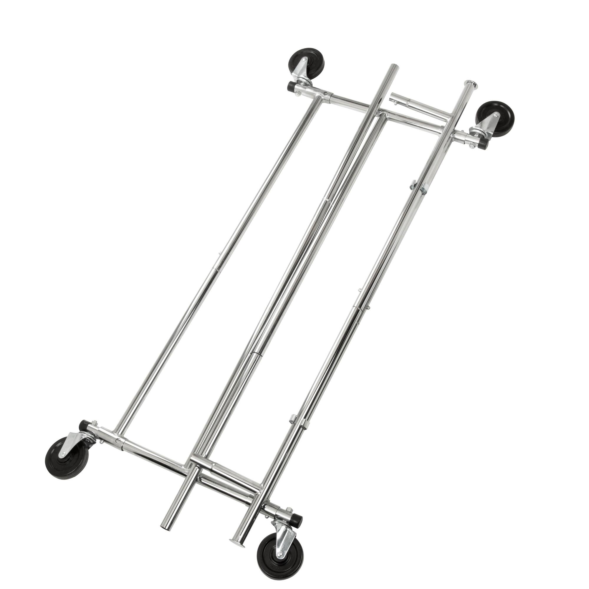 Honey Can Do Chrome Collapsible Commercial Garment Rack
